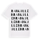 Rankullen ordlek t-shirt