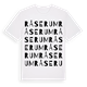 Råserum ordlek t-shirt