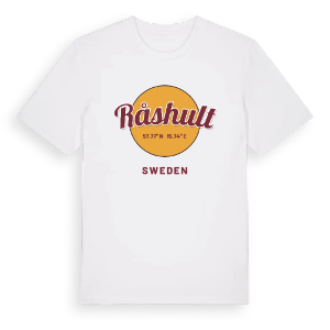 Råshult cirkel t-shirt – ekologisk bomull t-shirt från Pinshirt