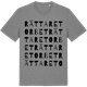 Mid Heather Gray t-shirt med Rättaretorbet ordlek t-shirt