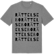 Mid Heather Gray t-shirt med Rättelsebo ordlek t-shirt