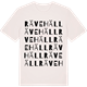 Vintage White t-shirt med Rävehäll ordlek t-shirt