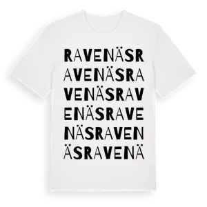 Ravenäs ordlek t-shirt – ekologisk bomull t-shirt från Pinshirt