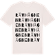 Vintage White t-shirt med Rävhägnen ordlek t-shirt