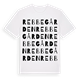Rebbegården ordlek t-shirt
