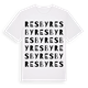 Resby ordlek t-shirt