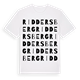 Riddersberg ordlek t-shirt