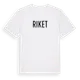 White t-shirt med Riket i Sverige t-shirt