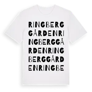 Ringberggården ordlek t-shirt – ekologisk bomull t-shirt från Pinshirt