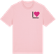 Pink Cotton t-shirt med Jag älskar Ringhult t-shirt litet tryck