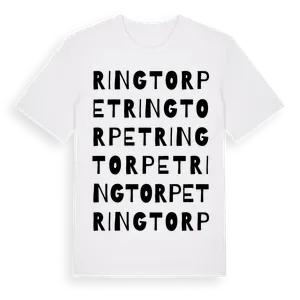 Ringtorpet ordlek t-shirt – ekologisk bomull t-shirt från Pinshirt