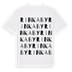 Rinkaby ordlek t-shirt