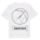 White t-shirt med Rinkabyholm t-shirt
