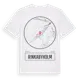 White t-shirt med Rinkabyholm t-shirt