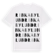 Rinkabylund ordlek t-shirt