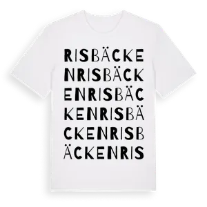 Risbäcken ordlek t-shirt – ekologisk bomull t-shirt från Pinshirt
