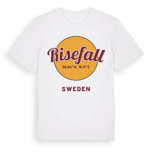 Risefall cirkel t-shirt – ekologisk bomull t-shirt från Pinshirt