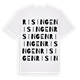 Risingen ordlek t-shirt
