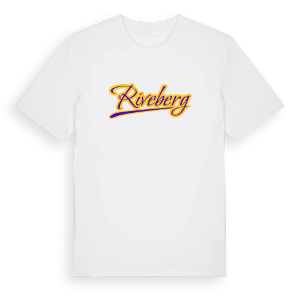 Riveberg baseball t-shirt – ekologisk bomull t-shirt från Pinshirt