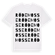 Röde mosse ordlek t-shirt