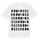 Rödmossen ordlek t-shirt
