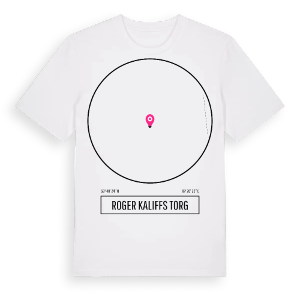 Roger Kaliffs torg t-shirt – ekologisk bomull t-shirt från Pinshirt