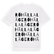 Röhälla läge ordlek t-shirt