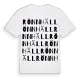 Rönnhäll ordlek t-shirt