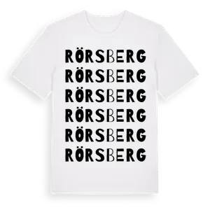 Rörsberg ordlek t-shirt – ekologisk bomull t-shirt från Pinshirt