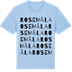Blue Soul t-shirt med Rosemåla ordlek t-shirt