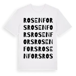 Rosenfors ordlek t-shirt – ekologisk bomull t-shirt från Pinshirt