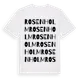 White t-shirt med Rosenholm ordlek t-shirt