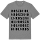 Mid Heather Gray t-shirt med Rosenholm ordlek t-shirt