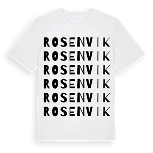 Rosenvik ordlek t-shirt – ekologisk bomull t-shirt från Pinshirt
