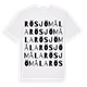 Rösjömåla ordlek t-shirt