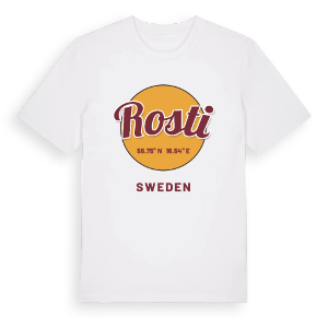 Rosti cirkel t-shirt – ekologisk bomull t-shirt från Pinshirt