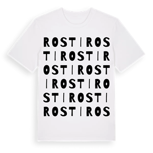 Rosti ordlek t-shirt – ekologisk bomull t-shirt från Pinshirt