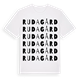 Ruda gård ordlek t-shirt