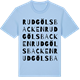Blue Soul t-shirt med Rudgölsbacken ordlek t-shirt