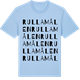 Blue Soul t-shirt med Rullamålen ordlek t-shirt