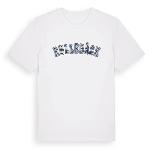 Rullebäck college t-shirt – ekologisk bomull t-shirt från Pinshirt