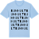 Blue Soul t-shirt med Rumhult ordlek t-shirt