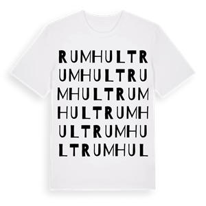 Rumhult ordlek t-shirt – ekologisk bomull t-shirt från Pinshirt