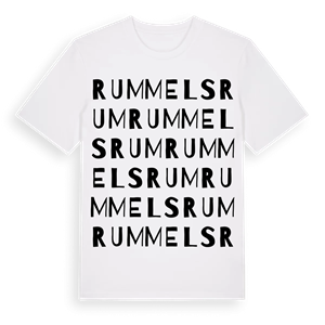 Rummelsrum ordlek t-shirt – ekologisk bomull t-shirt från Pinshirt