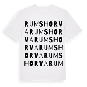 Rumshorva ordlek t-shirt – ekologisk bomull t-shirt från Pinshirt