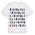 Rumskulla ordlek t-shirt