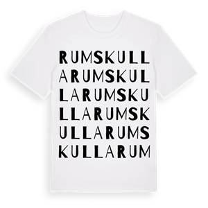 Rumskulla ordlek t-shirt – ekologisk bomull t-shirt från Pinshirt
