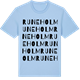Blue Soul t-shirt med Runeholm ordlek t-shirt