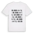 Runnamåla ordlek t-shirt
