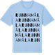 Blue Soul t-shirt med Runnamåla ordlek t-shirt